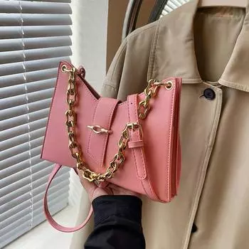 Маленькая нишевая конструкция с простой текстурой, женская сумка на одно плечо, весна/лето 2024. Новая модная маленькая квадратная сумка, дорожная сумка через плечо