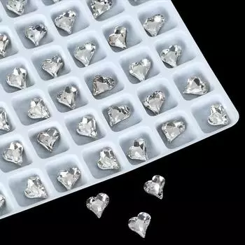 Маленькая обезьянка с таким же заостренным дном, кривое сердце, бриллиант K9, кристалл 6 * 7, мини-маленький бриллиант любви, гвоздь, бриллиантовое ювелирное изделие