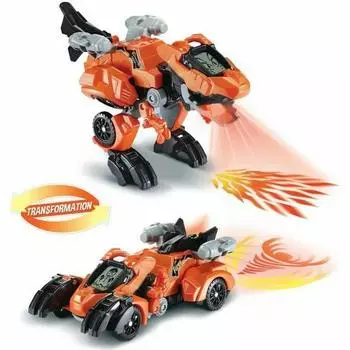 Маленькая огненная машинка Vtech Dinos — Furex, Super T-Rex Orange