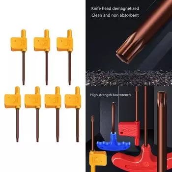 Маленькая отвертка Torx с флажковой ручкой, гаечные ключи, ключ для ручных дрелей, ручной инструмент, ключ для механического ремонта, инструмент