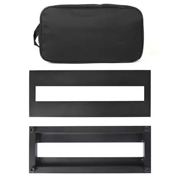 Маленькая педальная панель для гитарных эффектов с сумкой для переноски 14,96x5,71 дюйма Педальная панель для гитары Педальная панель для гитары Аксессуары для гитары