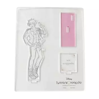 Маленькая планета Дисней Twisted Wonderland Улыбка Акриловая подставка Эйс Эскизный стиль
