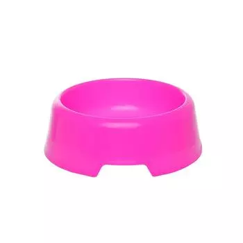 Маленькая пластиковая миска для домашних животных конфетного цвета, одинарная миска для кошек, одинарная миска для собак, товары для домашних животных, цвет на выбор
