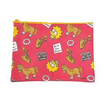 Маленькая плоская сумка Planet Simpsons Лиза Симпсон/Выкройка