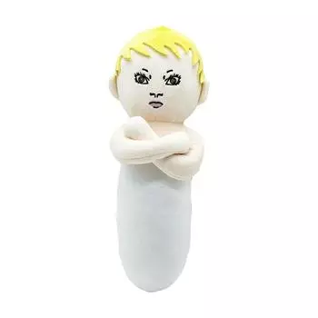 Маленькая плюшевая кукла-баклажан, игрушка в подарок, мультфильм, детская тряпичная кукла, детская подарочная подушка One Size