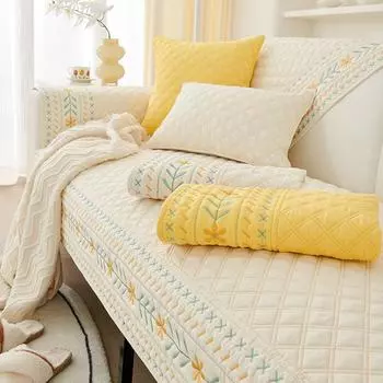 Маленькая подушка для дивана Fresh, универсальная подушка для дивана Four Seasons, стиль из натурального хлопка, минималистичный чехол, чехол для салфетки на спинку, нескользящий новый стиль 70*70cm