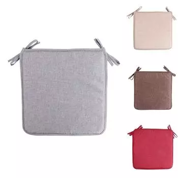 Маленькая подушка с квадратным ремешком, подушечки для садового стула, подушка для сиденья для уличной столовой, 15x15, подушки для уличного сиденья One Size кофейный