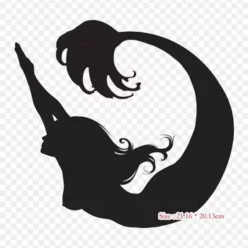 Маленькая принцесса на день рождения, Ариэль, Русалка, принц, термотрансферная печать, виниловые нашивки, наклейки для одежды, аппликации «сделай сам», моющиеся нашивки