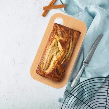 Маленькая разделочная доска многоцелевого использования на открытом воздухе деревянная противоскользящая разделочная бамбуковая легкая для пикника 15.30X9.00X1.00CM хаки