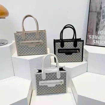 Маленькая ретро-сумка, летняя новая простая повседневная сумка через плечо, модная трендовая сумка, повседневная маленькая квадратная сумка