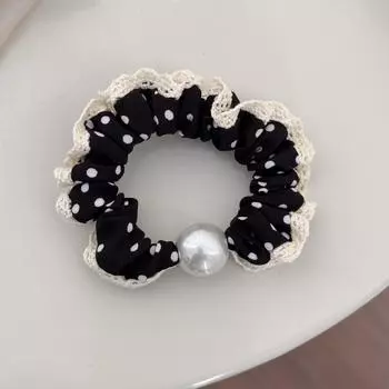 Маленькая резинка для волос аксессуар лента для женщин девушки резинка эластичная винтажная жемчужная хвостик популярная ведущая мода новая