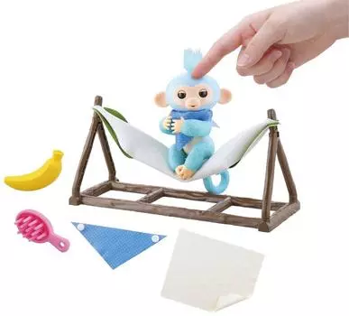 Маленькая ручная обезьянка Hugmin Nakayoshi Room Set (Блестящий аквамарин)