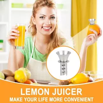 Маленькая ручная соковыжималка и пресс, ручная соковыжималка и соковыжималка для лимона, спиральная соковыжималка для лайма, можно мыть в посудомоечной машине One Size