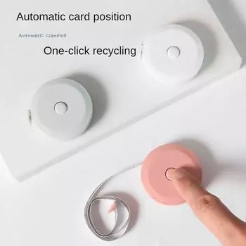 Маленькая рулетка Мини-рулетка Метр-палка Многофункциональная точность Симпатичное измерение талии Окружность груди Мягкая линейка Измерительная телескопическая