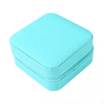 Маленькая шкатулка для хранения ювелирных изделий, портативная, для женщин, браслеты-органайзеры из ПУ