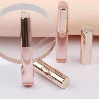 Маленькая силиконовая круглая мягкая кисточка для губ с чехлом Pro Lipstick Application Smudge Brush Girls Women Cosmetic Tools Brushs белый