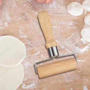 Маленькая скалка, кухонный инструмент, Т-образная форма, деревянный ролик для теста, ручной ролик, прочная пицца для дома
