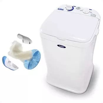 Маленькая стиральная машина для стирки обуви, щетка для стирки, сушка, 1 бак, бак из нержавеющей стали, обувь, обувь, новая жизнь, квартира для одного человека