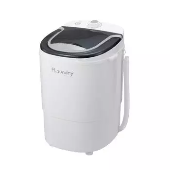 Маленькая стиральная машина Flaundry Маленькая стиральная машина, которая хорошо стирает E101 Полоскание и слив Можно стирать кроссовки и туфли Высокая эффективность очистки Мини