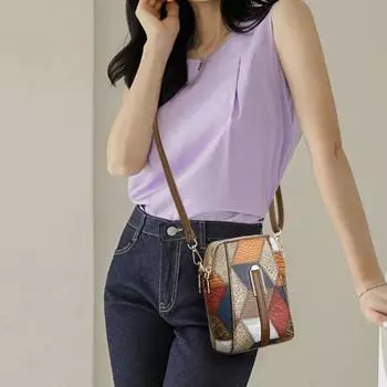 Маленькая сумка через плечо из искусственной кожи, кошельки, портативная сумка через плечо коричневый