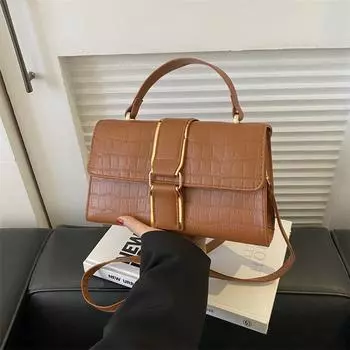 Маленькая сумка через плечо женская 2024 зимняя новая модная корейская версия модная сумка через плечо модная маленькая квадратная сумка модная сумка-мессенджер белый