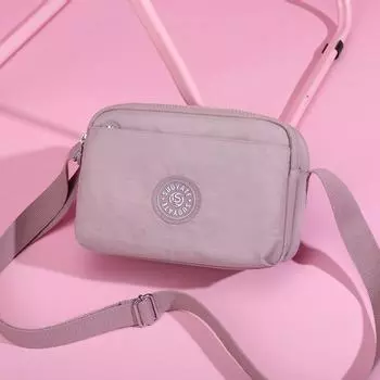 Маленькая сумка через плечо, женская летняя легкая сумка для мамы с несколькими карманами, сумка через плечо розовый