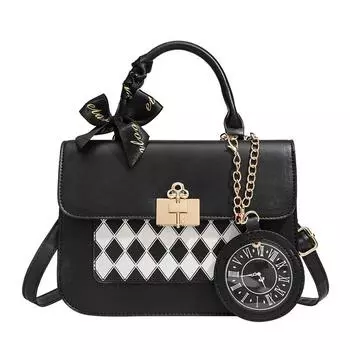 Маленькая сумка для еды и боли в японском стиле, сумка через плечо для ежедневных поездок на работу, ручная сумка на одно плечо в студенческом стиле, маленькая квадратная сумка