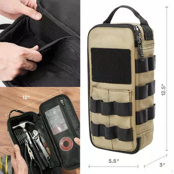 Маленькая сумка для инструментов с ручкой, сумка для инструментов, универсальная сумка-органайзер для