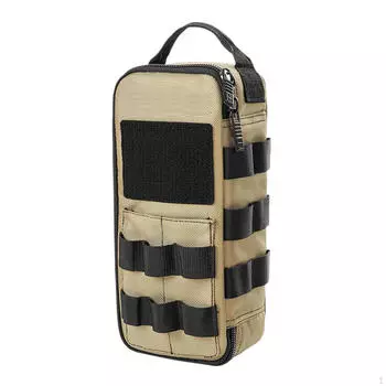 Маленькая сумка для инструментов с ручкой, широкое горлышко, многофункциональный органайзер большой вместимости