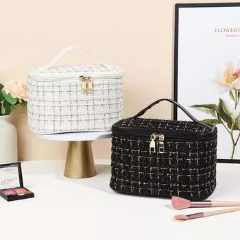 Маленькая сумка для макияжа с ароматом, портативная сумка для хранения косметики большой емкости, портативная дорожная сумка для туалетных принадлежностей