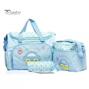 Маленькая сумка для подгузников, рюкзак с регулируемыми плечевыми ремнями, большой вместимостью, различными карманами, водонепроницаемая дорожная функциональная детская сумка розовый