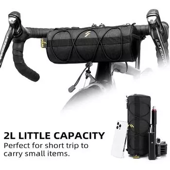 Маленькая сумка для велосипедной ручки Удобные передние сумки для велосипеда Сумка для хранения руля с плечевым ремнем Маленькая сумка для горного дорожного велосипеда