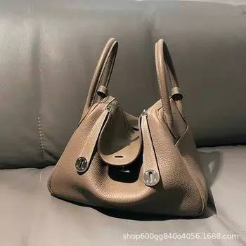 Маленькая сумка Lindy Underarm Bag из натуральной кожи - женская универсальная сумка-подушка из коровьей кожи с верхним слоем и через плечо