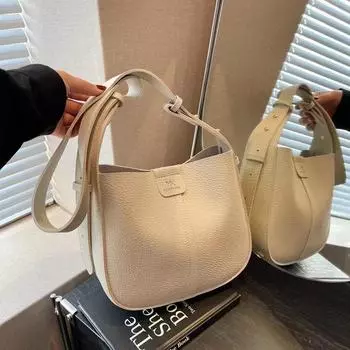 Маленькая сумка, модная, через плечо, сумка-мессенджер, сумка-ведро для матери коричневый