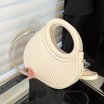 Маленькая сумка нестандартного дизайна, женская модная сумка через плечо, летняя маленькая свежая сумка на плечо, сумка one size розовый