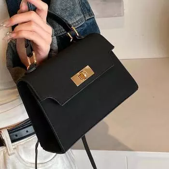 Маленькая сумка Niche Design Retro, женская, высокого класса, универсальная, на одно плечо, маленькая, квадратная, через плечо коричневый