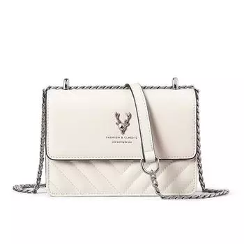 Маленькая сумка, новая модная женская сумка из натуральной кожи, сумка на цепочке, сумка через плечо, маленькая квадратная сумка, сумка на одно плечо