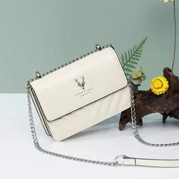 Маленькая сумка, новая модная женская сумка из натуральной кожи, сумка-цепочка, сумка через плечо, осенне-зимняя маленькая квадратная сумка, сумка через плечо