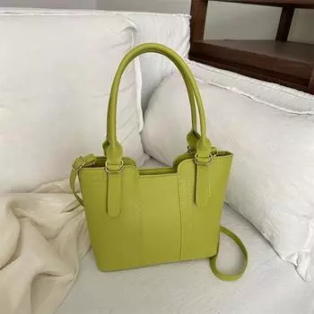 Маленькая сумка, новая женская сумка, высококачественная универсальная сумка-мессенджер, модная переносная сумка-ведро. белый