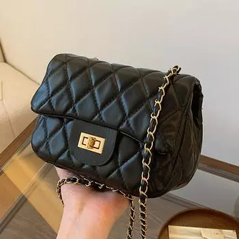 Маленькая сумка с цепочкой из ромба и золотистого шара, женская, весенняя, новая, трендовая, высококачественная, модная сумка-мессенджер розовый