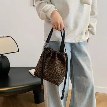 Маленькая сумка с леопардовым принтом, сумка для мобильного телефона, женская сумка через плечо леопардовый