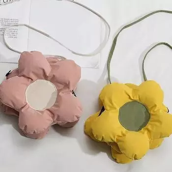 Маленькая сумка с подсолнухом, новая модная симпатичная сумка через плечо с цветком жёлтый