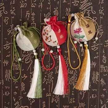 Маленькая сумка-саше, сумка Fukufu, парчовая сумка Fukufu для ручной клади, автомобильная подвеска Oshou, фестиваль лодок-драконов, сумка-саше 7*9cmabout