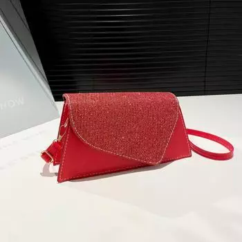 Маленькая сумка женская 2025 новая повседневная модная модная сумка сумка-мессенджер простая маленькая квадратная сумка через плечо чёрный