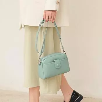 Маленькая сумка Женская модная сумка через плечо Простая маленькая квадратная сумка Универсальная сумка через плечо one size розовый