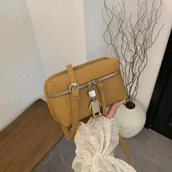 Маленькая сумка женская новая модная универсальная сумка-мессенджер повседневная сумка-коробка маленькая квадратная сумка маленькая сумка тыква