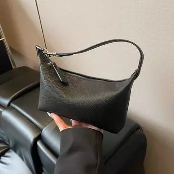 Маленькая сумка женская новая трендовая нишевая простая сумка-пельмень под мышкой, универсальная на плечо, сумка-мессенджер