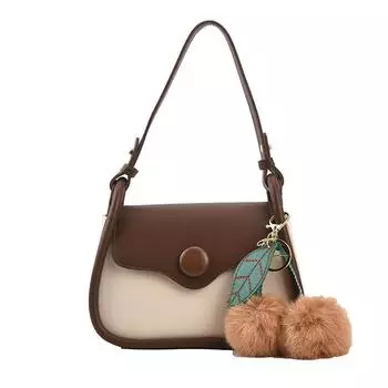 Маленькая сумка женская новая универсальная на плечо, сумка-мессенджер женская, контрастного цвета, подмышечная, маленькая квадратная сумка