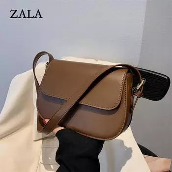 Маленькая сумка женская сумка новая модная темпераментная простая сумка через плечо ретро маленькая квадратная сумка хаки