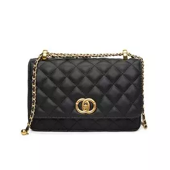 Маленькая сумочка Fragrant Wind Diamond Chain Handbag Fashion Shoulder Crossbody Bag Маленькая квадратная сумка